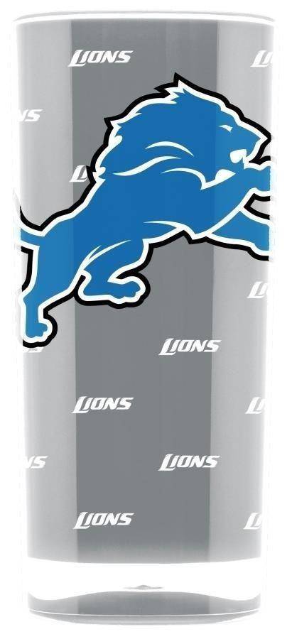 NFL Detroit Lions 16oz Insulated Square Acrylic Tumbler - 757 Sports Collectibles