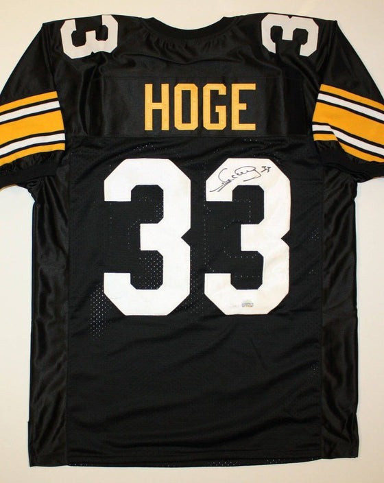 Pittsburgh Steelers Merrill Hoge Signed / Autographed Custom Black Jersey- JSA Authenticated - 757 Sports Collectibles