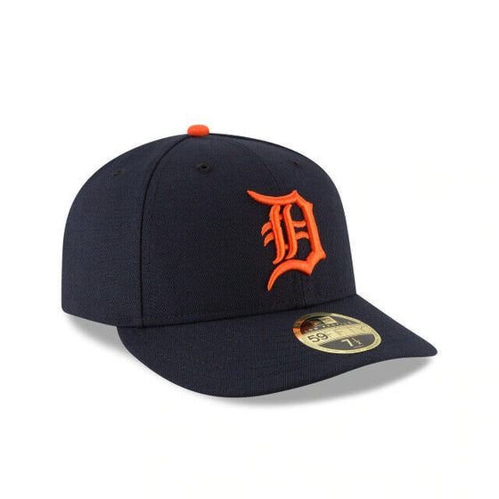 Detroit Tigers New Era 2018 On-Field Low Profile Road 59FIFTY Fitted Hat-Nvy/Org - 757 Sports Collectibles