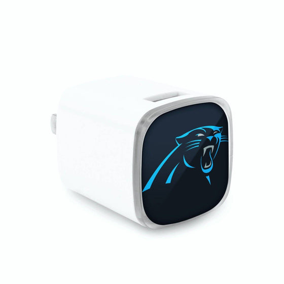 Carolina Panthers Dual USB Wall Charger - 757 Sports Collectibles