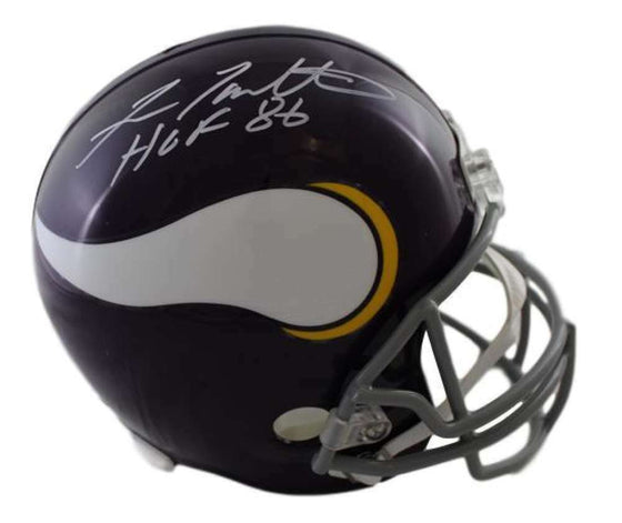 Fran Tarkenton Autographed Minnesota Vikings Replica Helmet HOF JSA 18880 - 757 Sports Collectibles