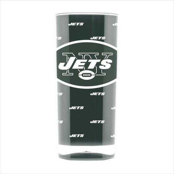 NFL New York Jets 16oz Square Insulated Acrylic Tumbler - 757 Sports Collectibles