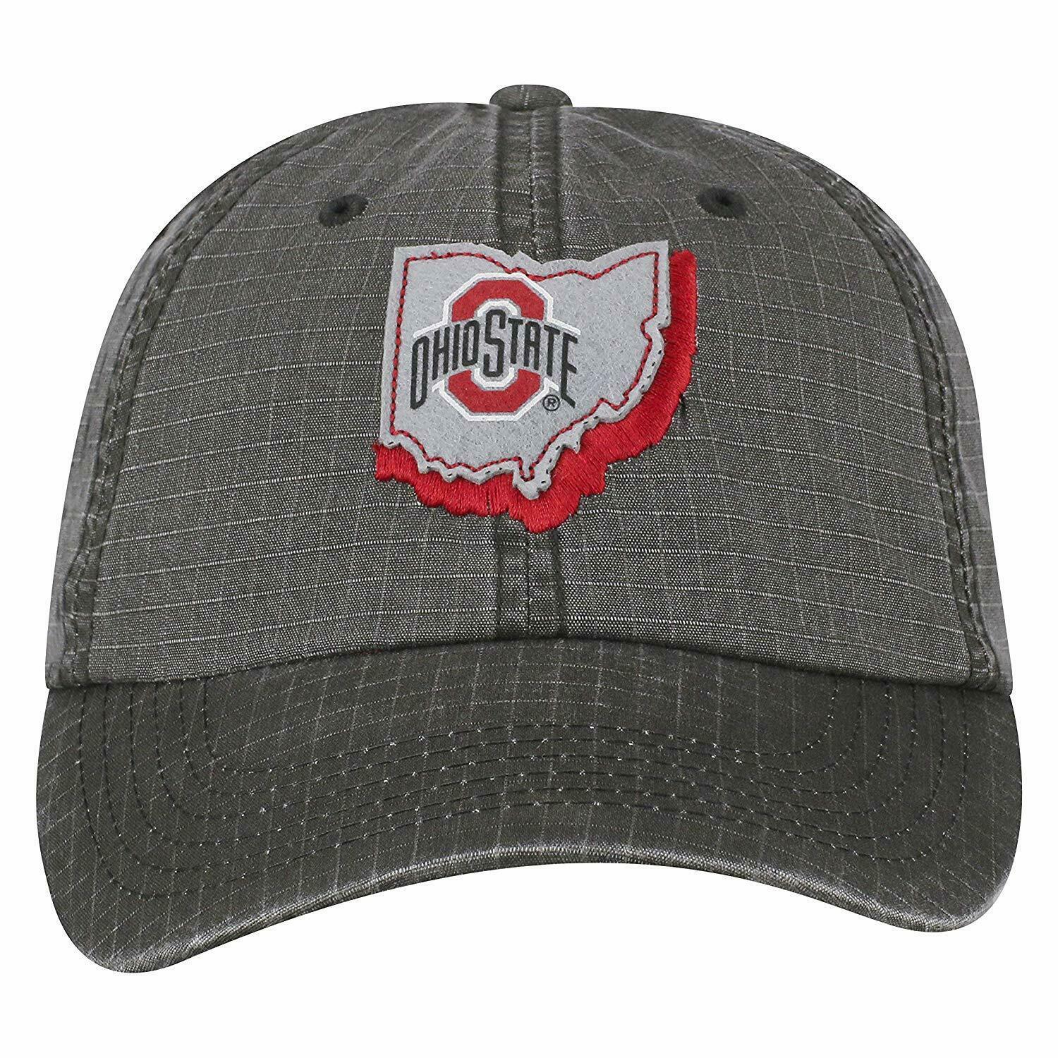Ohio State Buckeyes Hat Cap Snapback Washed Cotton One Size Fits Most NWT