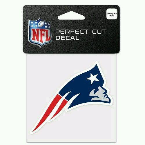 New England Patriots Perfect Cut 4x4 Diecut Decal - 757 Sports Collectibles
