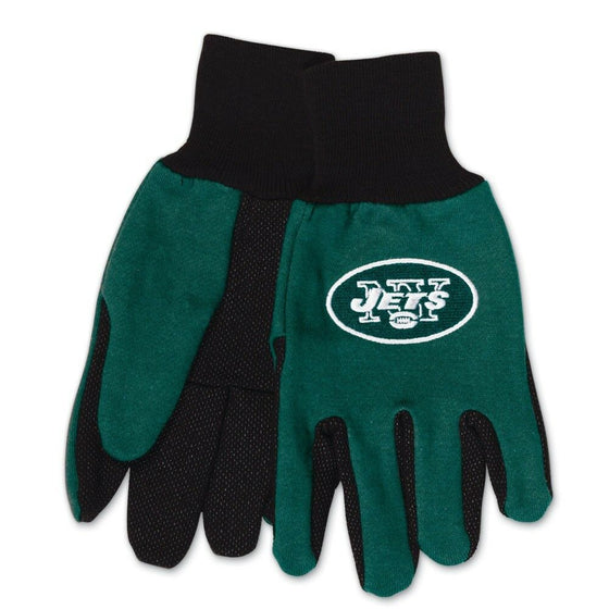 NFL-Wincraft NFL Two Tone Cotton Jersey Gloves- Pick Your Team - FREE SHIPPING (New York Jets)