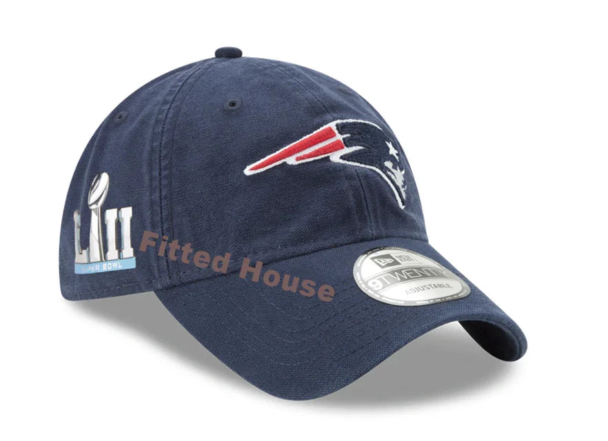 New England Patriots New Era NFL 2017-18 Super Bowl LII Patch 920 Adjustable Hat