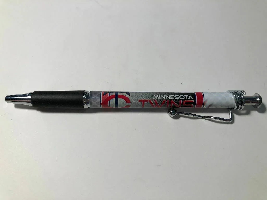 Officially Licensed MLB Ball Point Pen(4 pack) - Pick Your Team - FREE SHIPPING (Minnesota Twins)