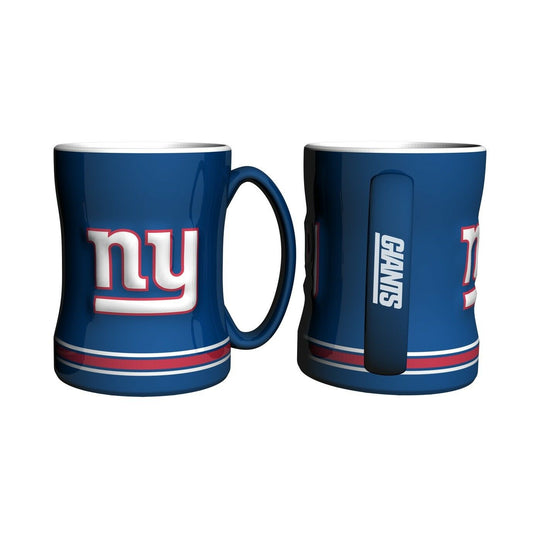 Boelter Brands NFL 14oz Ceramic Relief Sculpted Mug(1) PICK YOUR TEAM (New York Giants)