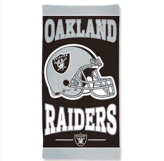 NFL Oakland Raiders 30x60 Beach Towel - 757 Sports Collectibles