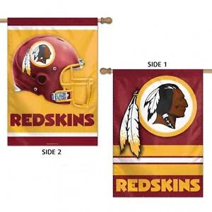 Washington Redskins 2-sided vertical flag