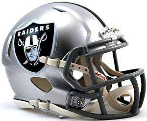Las Vegas  Raiders NFL Speed Mini Helmet - 757 Sports Collectibles