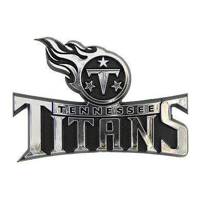 NFL Tennessee Titans Chrome Automobile Car Emblem - 757 Sports Collectibles