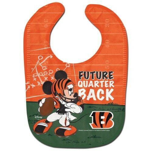 NFL Disney All Pro Baby Bib - PICK YOUR TEAM - FREE SHIPPING (Cincinnati Bengals)