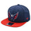 Washington Capitals NHL Iconic Solid Snapback Adjustable Hat - Navy/Red