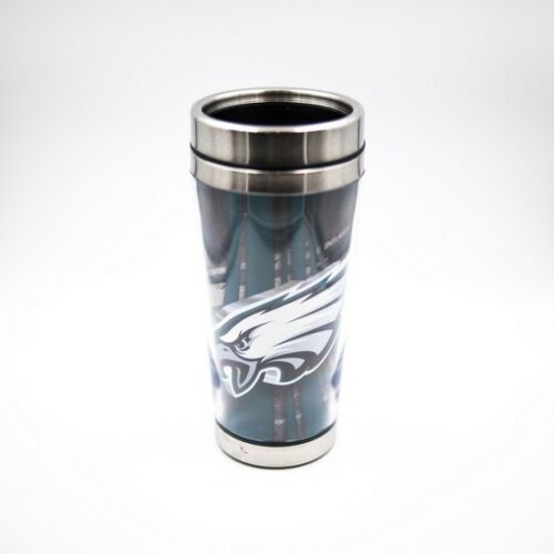 NFL Stainless Steel Travel Mug W/Clear Insert - Pick Your Team - FREE SHIPPING