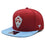 Colorado Rapids MLS Iconic Solid Snapback Adjustable Hat - Maroon/Light Blue