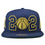 Washington Wizards 202 GOLD AREA CODE Snapback Mitchell & Ness NBA Hat - Navy