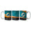 Boelter NFL Wave 15oz Ceramic Coffee Mug - PICK YOUR TEAM - FREE SHIP (Miami Dolphins)