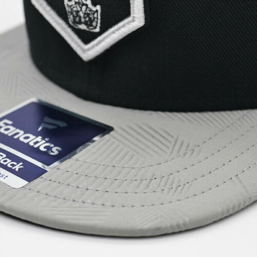 Los Angeles Kings NHL Iconic Solid Snapback Adjustable Hat - Black/Gray
