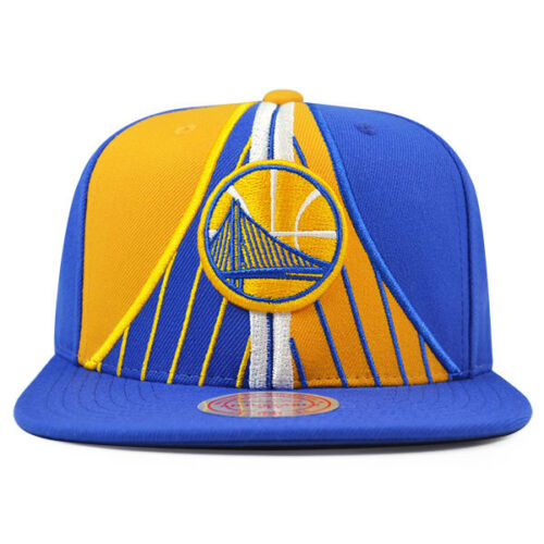 Golden State Warriors DYNAMIC SPLIT Snapback Mitchell & Ness Adjustable NBA Hat