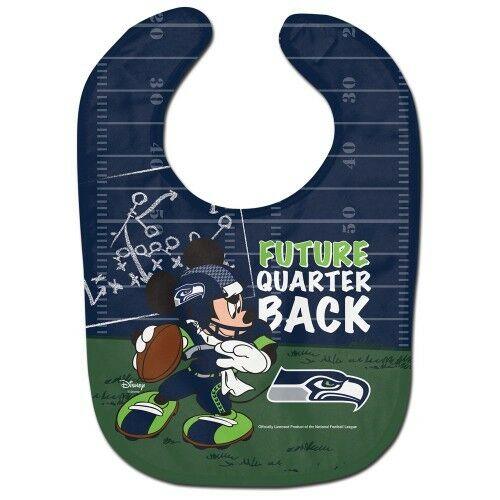 NFL Disney All Pro Baby Bib - PICK YOUR TEAM - FREE SHIPPING (Seattle Seahawks)