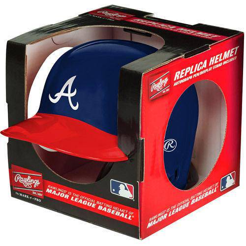 MLB Atlanta Braves Mini Rawlings Batting Helmet (New in Package) - 757 Sports Collectibles