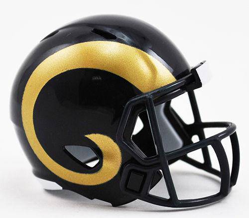 NFL Los Angeles Rams Mini Micro Pocket Pro Speed Helmet - 757 Sports Collectibles