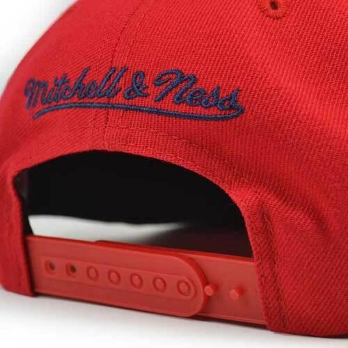 Washington Wizards SOLID "dc" Red Snapback Mitchell & Ness NBA Hat