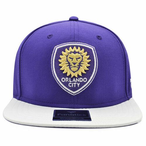 Orlando City FC MLS Iconic Solid Snapback Adjustable Hat - Purple/White