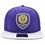 Orlando City FC MLS Iconic Solid Snapback Adjustable Hat - Purple/White