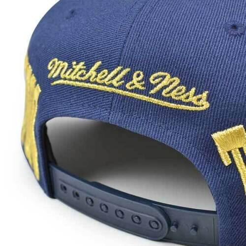 Washington Wizards 202 GOLD AREA CODE Snapback Mitchell & Ness NBA Hat - Navy