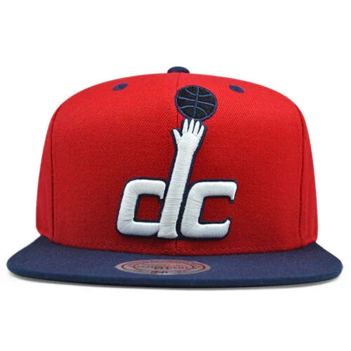 Washington Wizards "dc" Arch Undervisor Snapback Mitchell & Ness NBA Hat