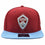 Colorado Rapids MLS Iconic Solid Snapback Adjustable Hat - Maroon/Light Blue