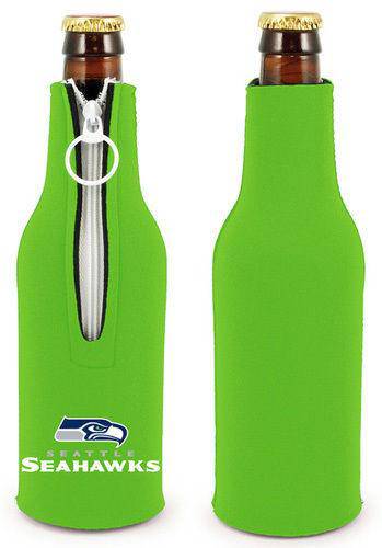 NFL Seattle Seahawks Lime Green Bottle Suit Cooler Koozie - 757 Sports Collectibles