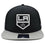 Los Angeles Kings NHL Iconic Solid Snapback Adjustable Hat - Black/Gray
