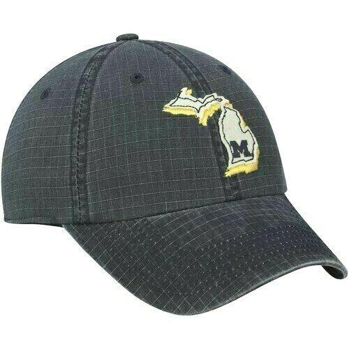 Michigan Wolverines Hat Cap Snapback Washed Cotton One Size Fits Most NWT