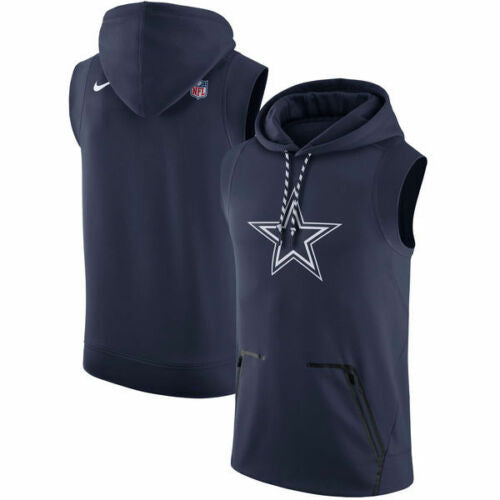 NWT Nike Dallas Cowboys Dri fit Dry Pullover Hoodie Sz S Royal Blue