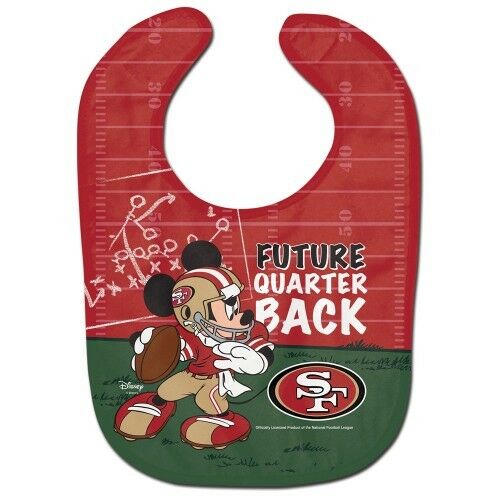 NFL Disney All Pro Baby Bib - PICK YOUR TEAM - FREE SHIPPING (San Francisco 49ers)