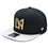 Los Angeles Galaxy Solid MLS ICONIC Snapback Adjustable Hat - Black/Gold/White