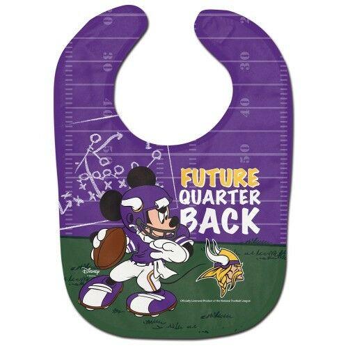 NFL Disney All Pro Baby Bib - PICK YOUR TEAM - FREE SHIPPING (Minnesota Vikings)