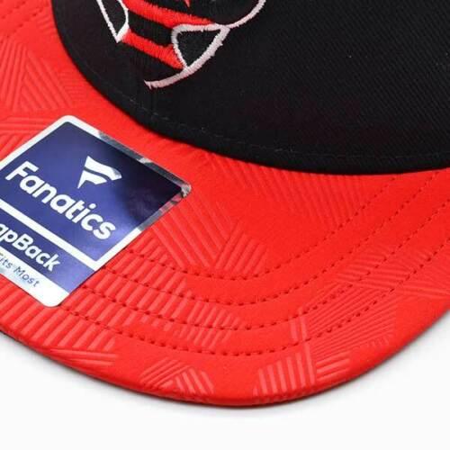D.C. United Solid MLS ICONIC Snapback Adjustable Hat - Black/Red