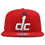 Washington Wizards SOLID "dc" Red Snapback Mitchell & Ness NBA Hat