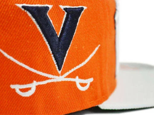 Virginia Cavaliers SUPERSTAR SNAPBACK Zephyr NCAA Hat = Orange/White