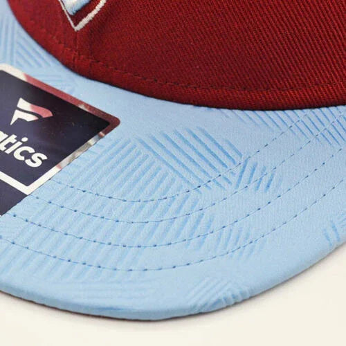 Colorado Rapids MLS Iconic Solid Snapback Adjustable Hat - Maroon/Light Blue