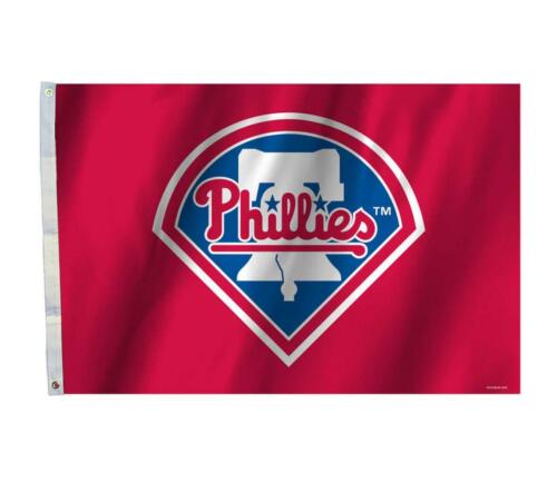 Philadelphia Phillies 2' x 3' Flag [NEW] MLB Banner Sign Stream Yard Outdoor - 757 Sports Collectibles