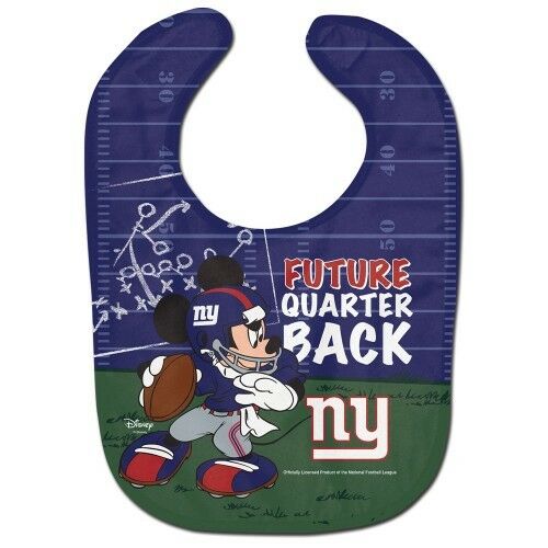 NFL Disney All Pro Baby Bib - PICK YOUR TEAM - FREE SHIPPING (New York Giants)