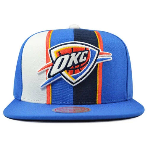 Oklahoma City Thunder DYNAMIC SPLIT Snapback Mitchell & Ness Adjustable NBA Hat