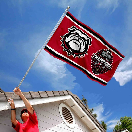 Georgia Bulldogs 2022 College Football National Champions 3x5 Flag - 757 Sports Collectibles