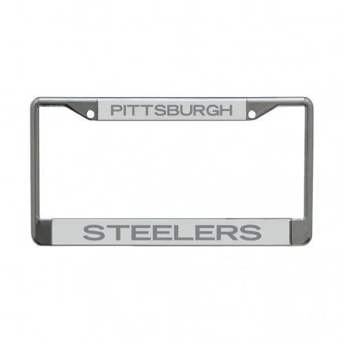 Pittsburgh Steelers Laser Cut Frost License Plate Frame