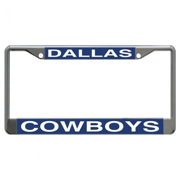 DALLAS COWBOYS LIC PLT FRAME S/L PRINTED